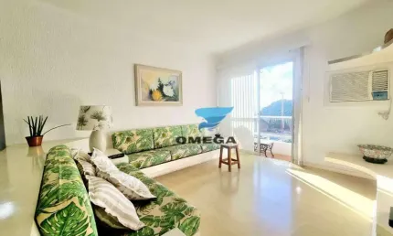 Apartamento com 3 dormitórios à venda, pitangueiras - guarujá/sp