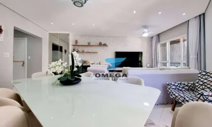 Apartamento à venda na pitangueiras no guarujá i omega imóveis