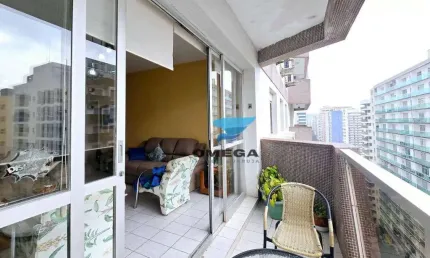 Apartamento à venda na praia das Pitangueiras no Guarujá I Omega Imoveis