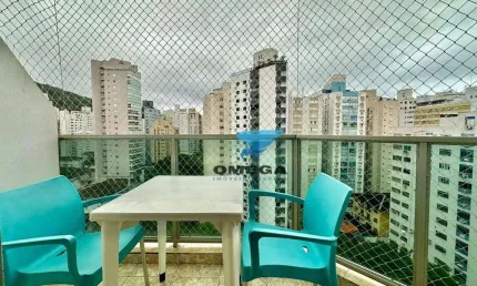 Apartamento à venda na praia das Pitangueiras no Guarujá I Omega Imoveis