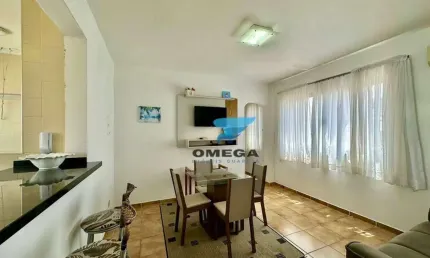 Apartamento à venda na Praia das Astúrias no Guarujá I Omega Imoveis