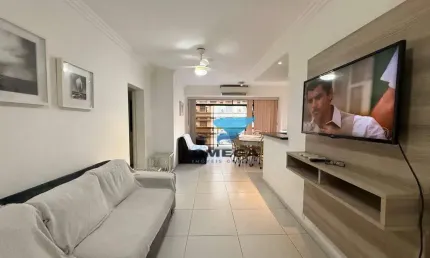 Apartamento reformado à venda na praia das pitangueiras no guarujá i omega imoveis