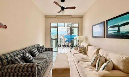 Apartamento com vista mar à venda na praia das pitangueiras no guarujá i omega imoveis