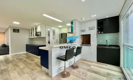 Apartamento com 3 dormitórios à venda, 110 m² por R$ 980.000,00 - Pitangueiras - Guarujá/SP