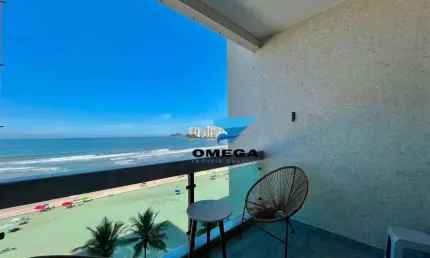 Apartamento frente ao mar com vaga à venda - pitangueiras - guarujá/sp
