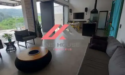 Casa em condomínio fechado com 4 quartos à venda no condomínio residencial reserva de atibaia, atibaia , 231 m2 por r$ 1.810.000
