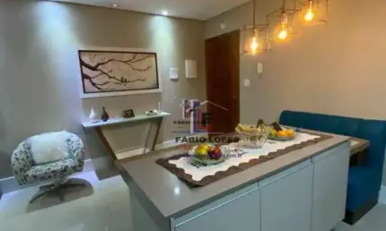Apartamento com 2 dormitórios à venda, 70 m² por R$ 434.600,00 - Vila Valparaíso - Santo André/SP