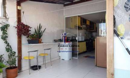 Cobertura com 2 dormitórios à venda, 90 m² por R$ 535.000,00 - Campestre - Santo André/SP