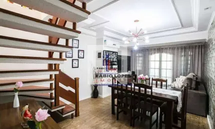 Casa com 4 dormitórios à venda por R$ 750.000 - Vila Tibiriçá - Santo André/SP