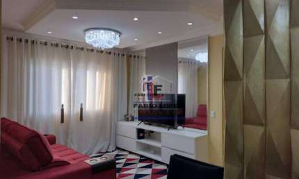 Apartamento com 3 dormitórios à venda, 79 m² por R$ 445.500,00 - Parque das Nações - Santo André/SP