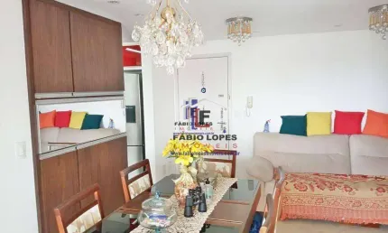Apartamento com 2 dormitórios à venda, 73 m² por R$ 585.000,00 - Vila Valparaíso - Santo André/SP