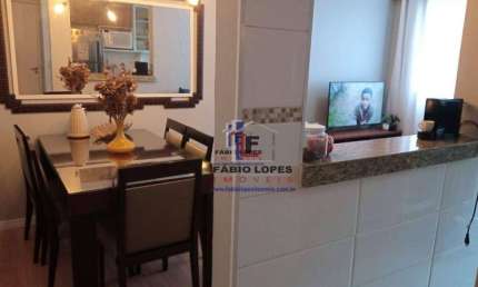 Apartamento com 3 dormitórios à venda, 58 m² por R$ 320.000,00 - Parque São Vicente - Mauá/SP