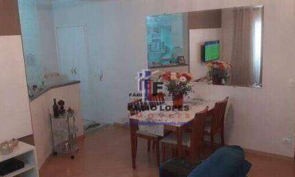 Apartamento com 3 dormitórios à venda, 80 m² por R$ 468.000,00 - Vila Valparaíso - Santo André/SP