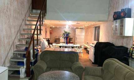 Sobrado com 3 dormitórios à venda, 213 m² por R$ 585.000 - Vila Sacadura Cabral - Santo André/SP