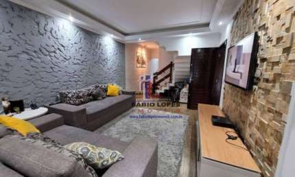 Sobrado com 3 dormitórios à venda por R$ 790.000,00 - Parque Oratório - Santo André/SP