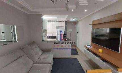 Apartamento com 3 dormitórios à venda, 65 m² por R$ 350.000 - Vila Palmares - Santo André/SP