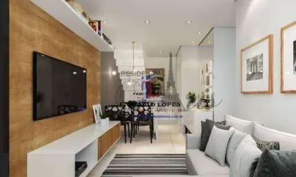 Apartamento com 2 dormitórios à venda, 100 m² por R$ 340.000,00 - Vila Príncipe de Gales - Santo André/SP