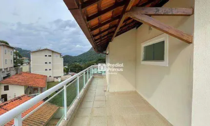 Cobertura duplex  com 2 dormitórios à venda, 80 m² por r$ 510.000 - cônego - nova friburgo/rj