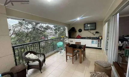 ** Clima do Bosque - OPORTUNIDADE - Excelente apto. c/ ampla varanda gourmet c/ churrasqueira - 2 Vagas **