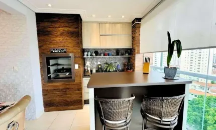 ** ISLAS BALEARES - Maravilhoso apartamento c/ ampla varanda gourmet c/ churrasqueira **