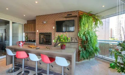 ** montalcini residencial - cinematográfico apartamento c/ ampla varanda gourmet c/ churrasqueira **