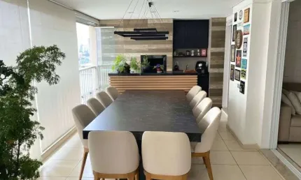 ** TERRAÇAS TATUAPÉ - Lindo apartamento c/ ampla varanda gourmet de 25 m² c/ churrasqueira **