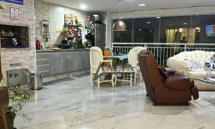 ** família moóca - lindo apartamento em andar alto c/ ampla varanda gourmet c/ churrasqueira **