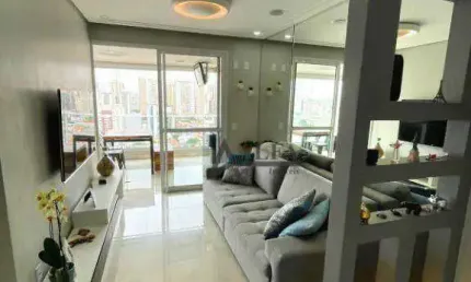 ** red tatuapé - o p o r t u n i d a d e - cinematográfico apartamento em andar alto c/ ampla varanda gourmet **