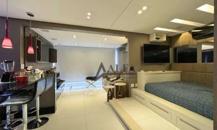 ** concept anália franco - oportunidade - maravilhoso studio c/ varanda gourmet em localização privilegiada no anália franco - 1 vaga **