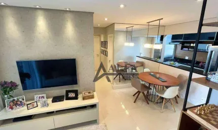 ** new life residence club - o p o r t u n i d a d e - cinematográfico apartamento c/ ampla varanda gourmet c/ churrasqueira **