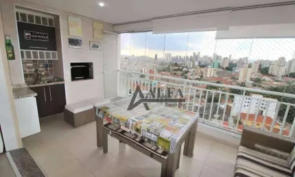 ** Edifício Harmonia - Lindo apartamento em andar alto c/ ampla varanda gourmet c/ churrasqueira **