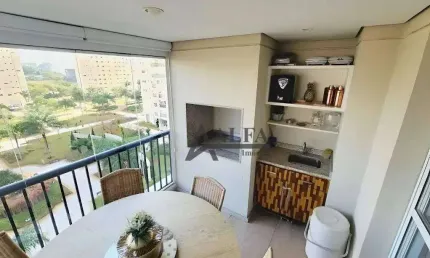 ** La Dolce Vita - OPORTUNIDADE - Lindo apto. ensolarado c/ ampla varanda gourmet c/ churrasqueira e vista p/ o boulevard do condomínio - 2 Vagas **