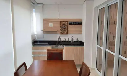 ** vision - oportunidade - lindo studio em andar alto c/ ampla varanda gourmet - 1 vaga **