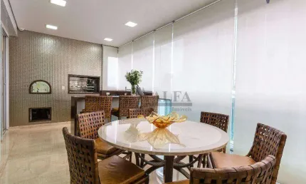 ** Bauhaus - OPORTUNIDADE - Cinematográfico apto. em andar alto c/ excepcional e ampla varanda gourmet c/ churrasqueira - 5 Vagas + Depósito **