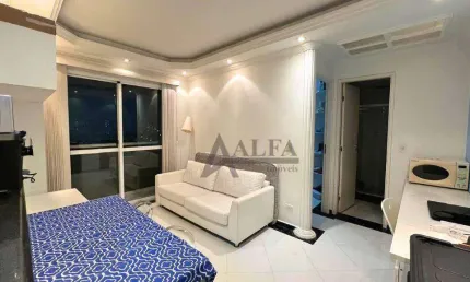 ** first class - oportunidade - lindo studio ensolarado em andar alto c/ vista deslumbrante - 1 vaga - próx. ao metrô **