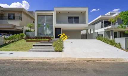 Sobrado à venda em Campinas, Loteamento Mont Blanc Residence, com 4 suítes, com 450 m²