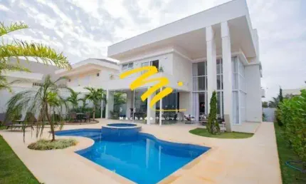 Sobrado à venda em Campinas, Loteamento Mont Blanc Residence, com 4 suítes, com 408 m²