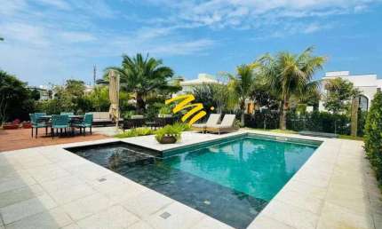 Sobrado à venda em Campinas, Residencial Estância Eudóxia (Barão Geraldo), com 3 suítes, com 388 m²
