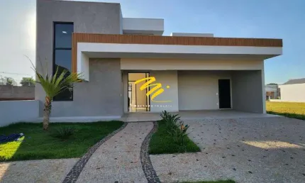 Casa à venda em paulínia, parque brasil 500, com 3 suítes, com 180 m², residencial royal garden