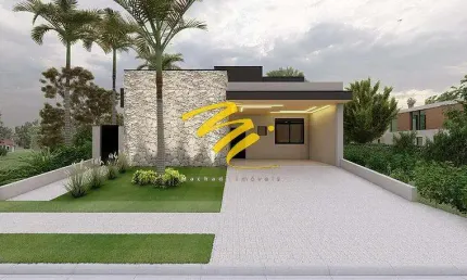 Casa à venda em Paulínia, Parque Brasil 500, com 3 suítes, com 195.08 m², Royal Garden