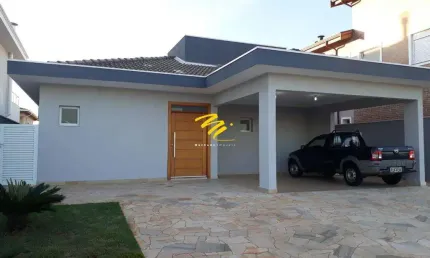 Casa à venda em paulínia, parque brasil 500, com 3 suítes, com 170 m², terras do cancioneiro