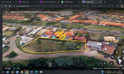 Terreno à venda em Campinas, Bairro das Palmeiras, com 2154 m²