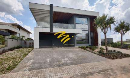 Casa à venda em Vinhedo, Monte Alegre, com 4 suítes, com 415 m², Campo de Toscana