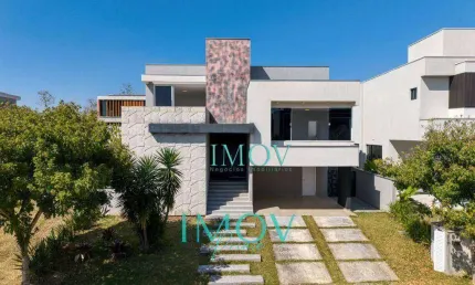 Sobrado com 5 dormitórios, 376 m² - venda por r$ 3.200.000,00 ou aluguel por r$ 17.780,00/mês - condomínio residencial alphaville ii - são josé dos campos/sp