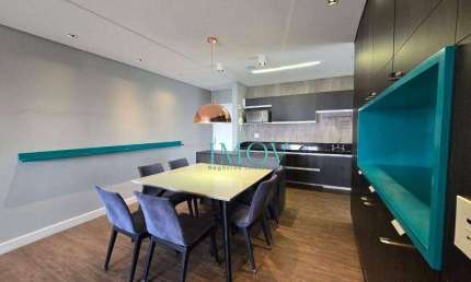 Apartamento com 3 dormitórios para alugar, 108 m² por R$ 6.416,00/mês - Jardim Aquarius - São José dos Campos/SP