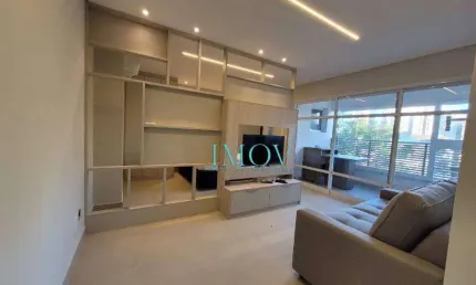 Apartamento com 1 dormitório para alugar, 45 m² por r$ 4.160,00/mês - jardim aquarius - são josé dos campos/sp