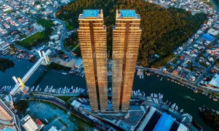 Cobertura no edifício yachthouse - cobertura quadriplex