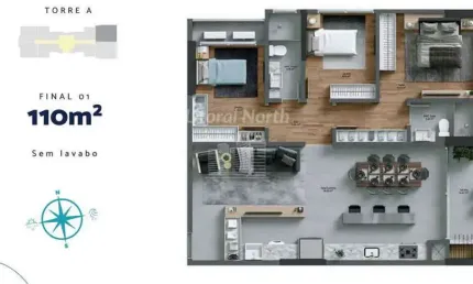 Apartamento com 3 quartos à venda na Rua Luci Canziani, Balneário Santa Clara, Itajaí