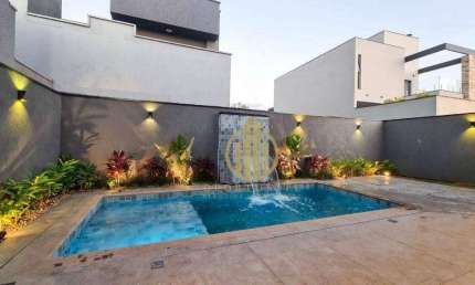 Sobrado no Vivendas da Mata com 3 suítes e piscina.
