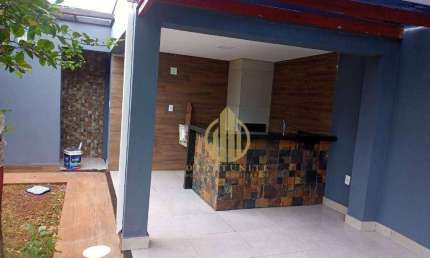 Casa 2 dormitórios com suíte - Quintal amplo - área gourmet - Jardim São Lucas - Jardinópolis/SP